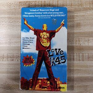 Love and a .45 VHS 1994 VIDMARK Forgotten Cult Classic Rare Zellweger Fonda VTG